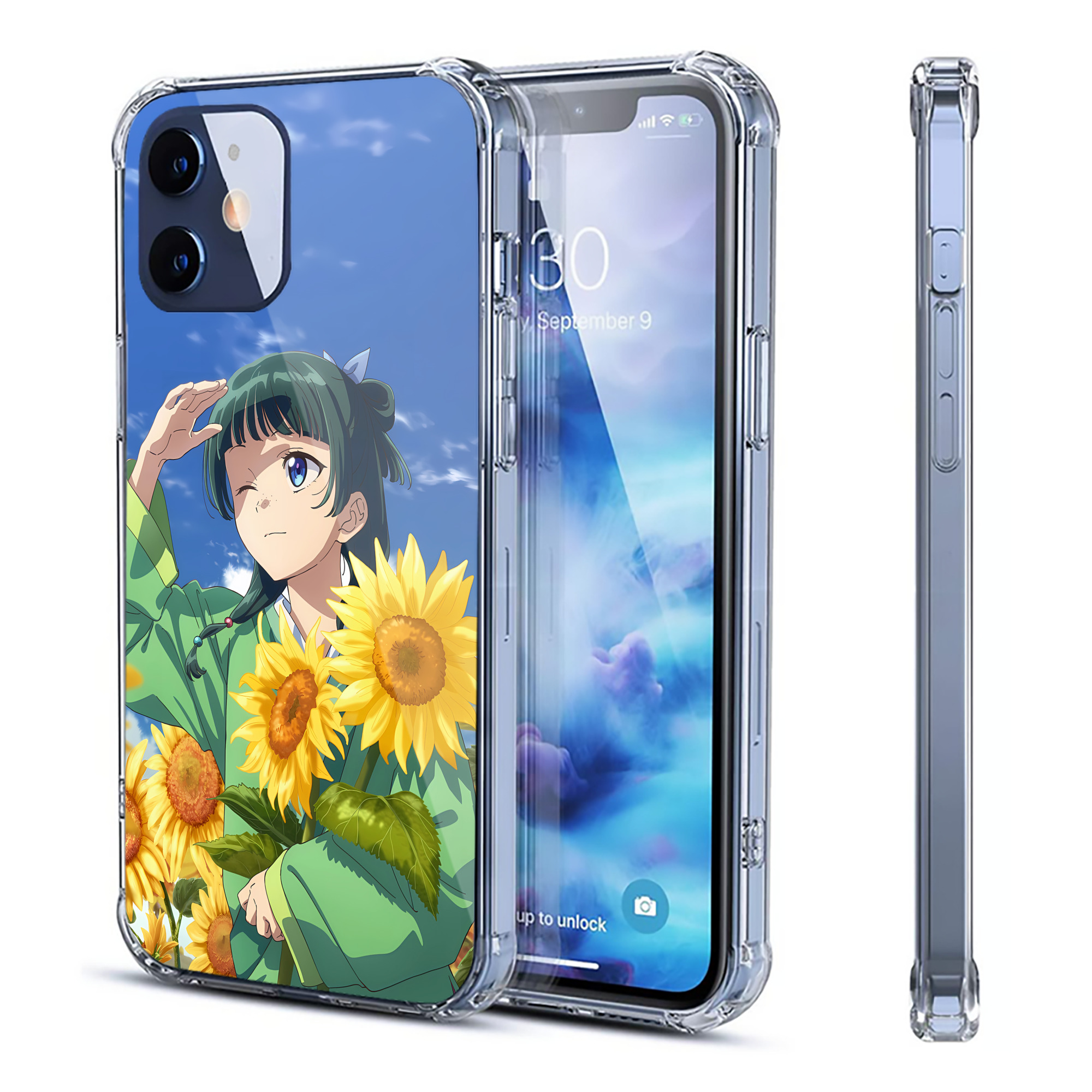 （画像用） 薬屋のひとりごと The Apothecary Diaries 【iPhone 12シリーズ対応】透明スマホケース（クリアソフトケース）